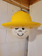 Load image into Gallery viewer, Mid Century Fisher Price Guy Hanging Light
