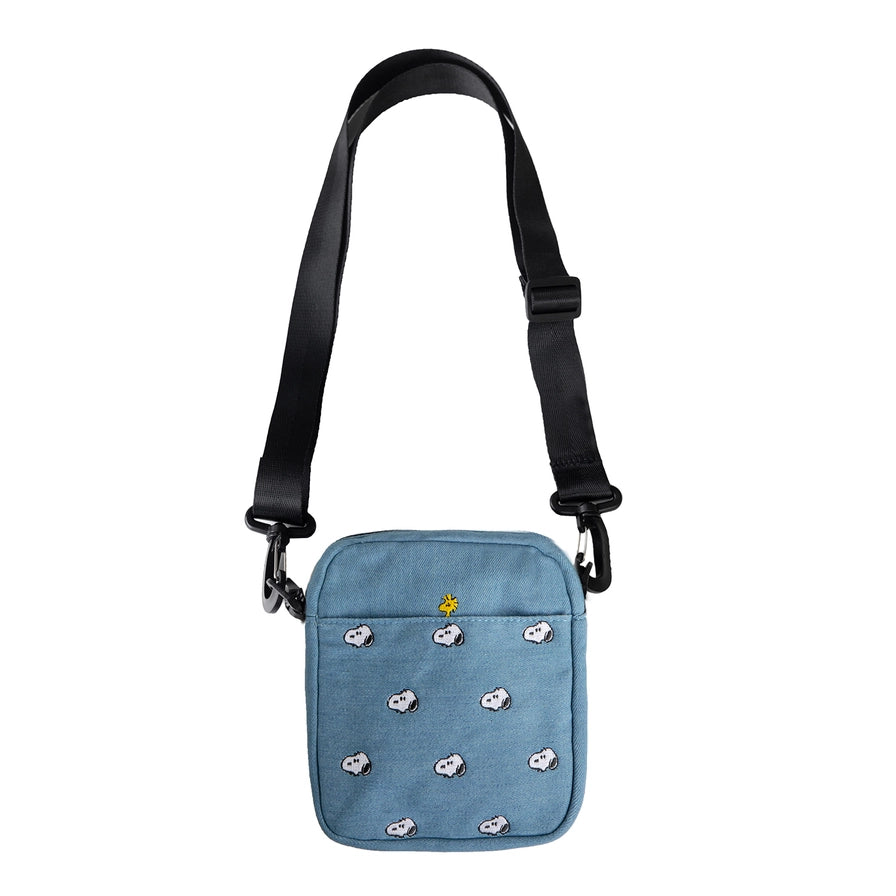 Snoopy Embroidered Cross Body Bag