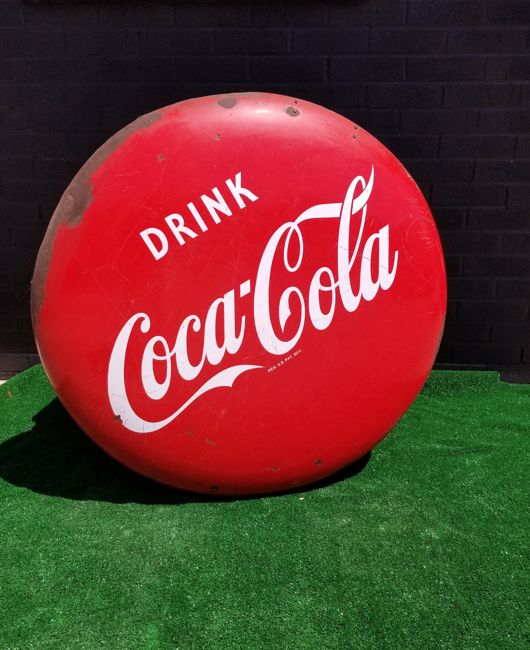 Retro Enameled Coca Cola Sign