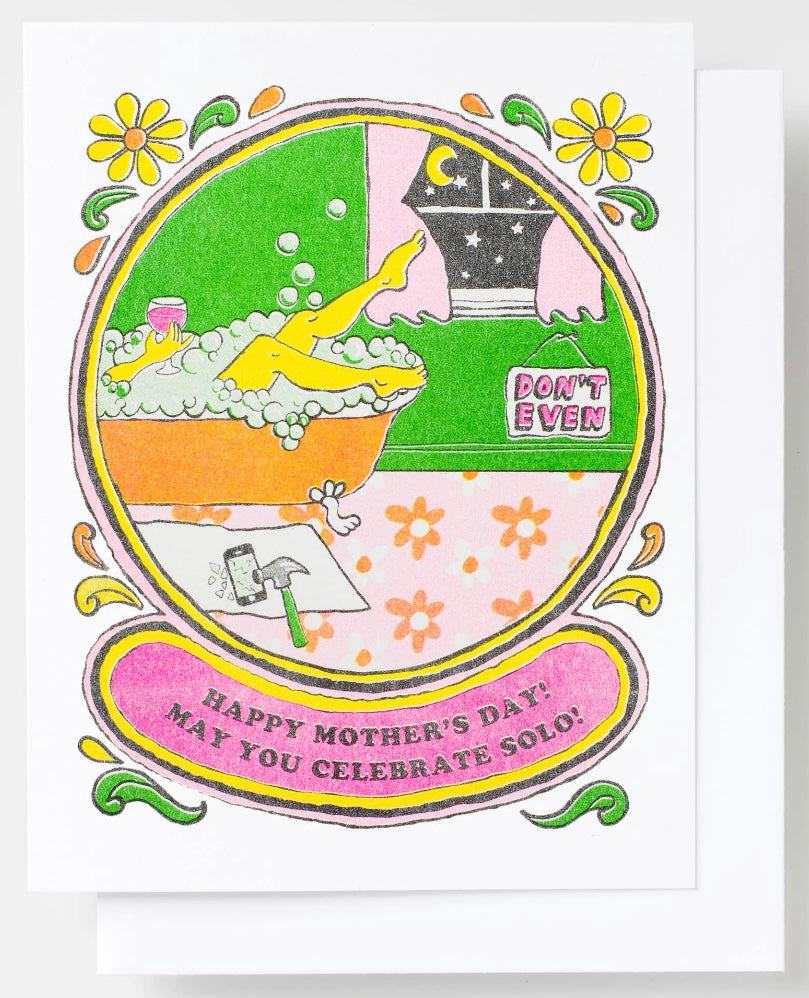 Happy Mother’s Day, Celebrate Solo! Risograph Card