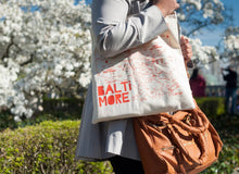 Load image into Gallery viewer, Baltimore Map Tote
