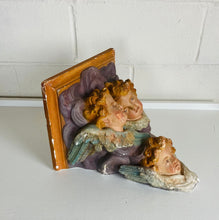 Load image into Gallery viewer, Wall Mount Plaster Shelf With Cherubs
