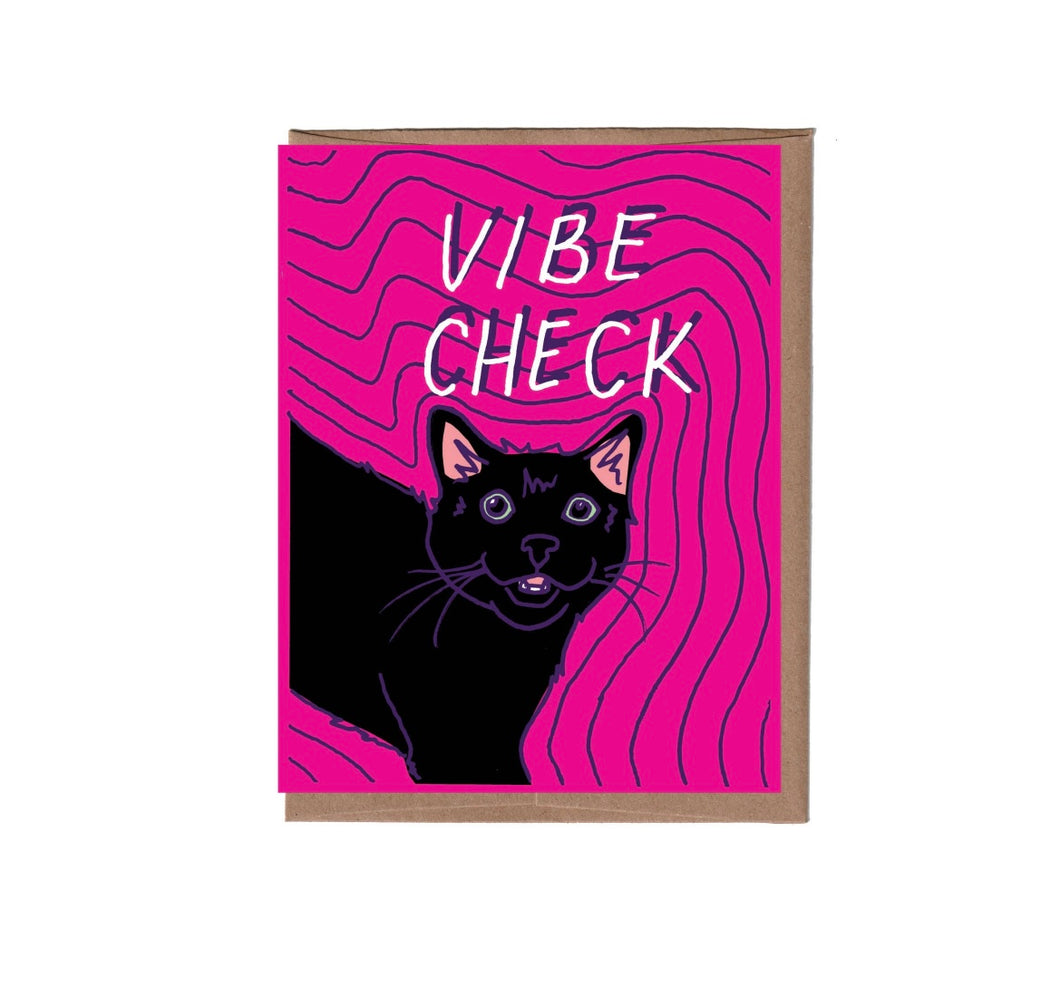 Vibe Check Greeting Card